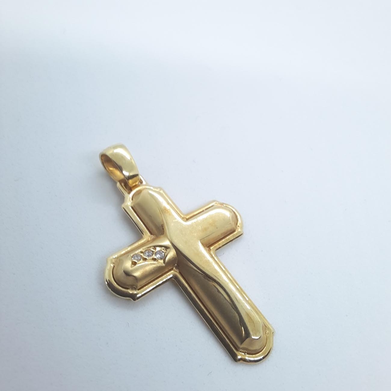 Χρυσός σταυρός Κ14