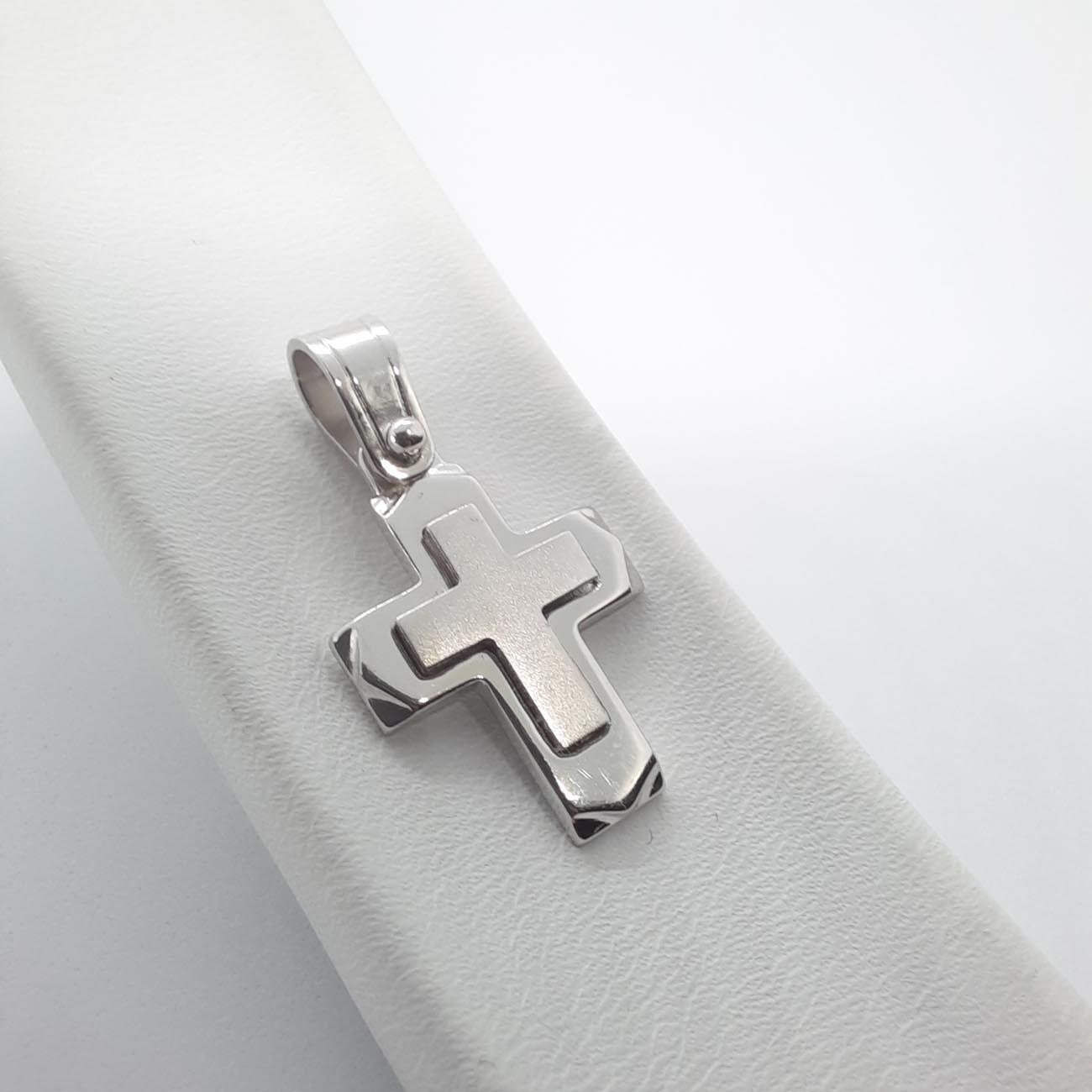 Λευκόχρυσος σταυρός Κ14