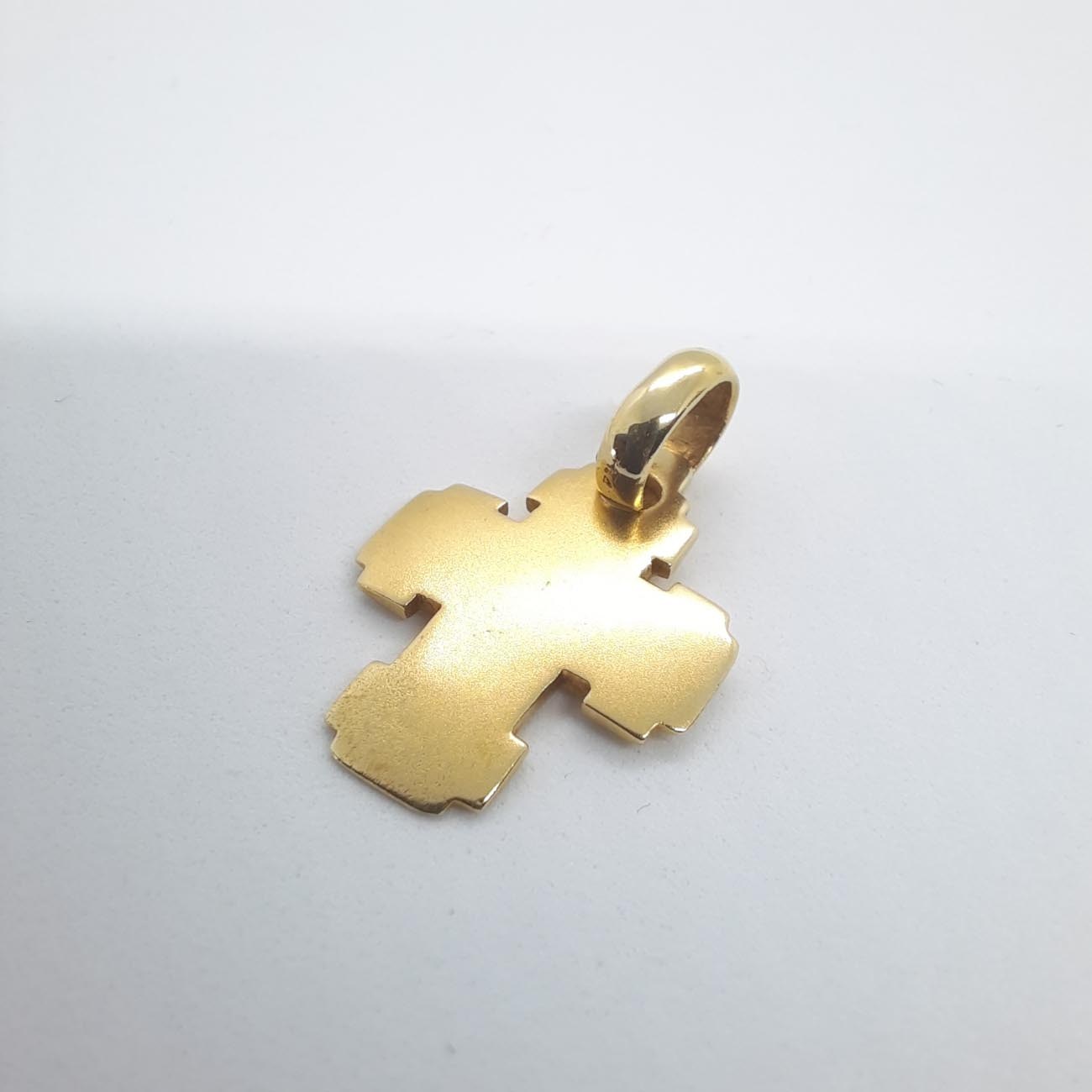 Χρυσός σταυρός Κ14