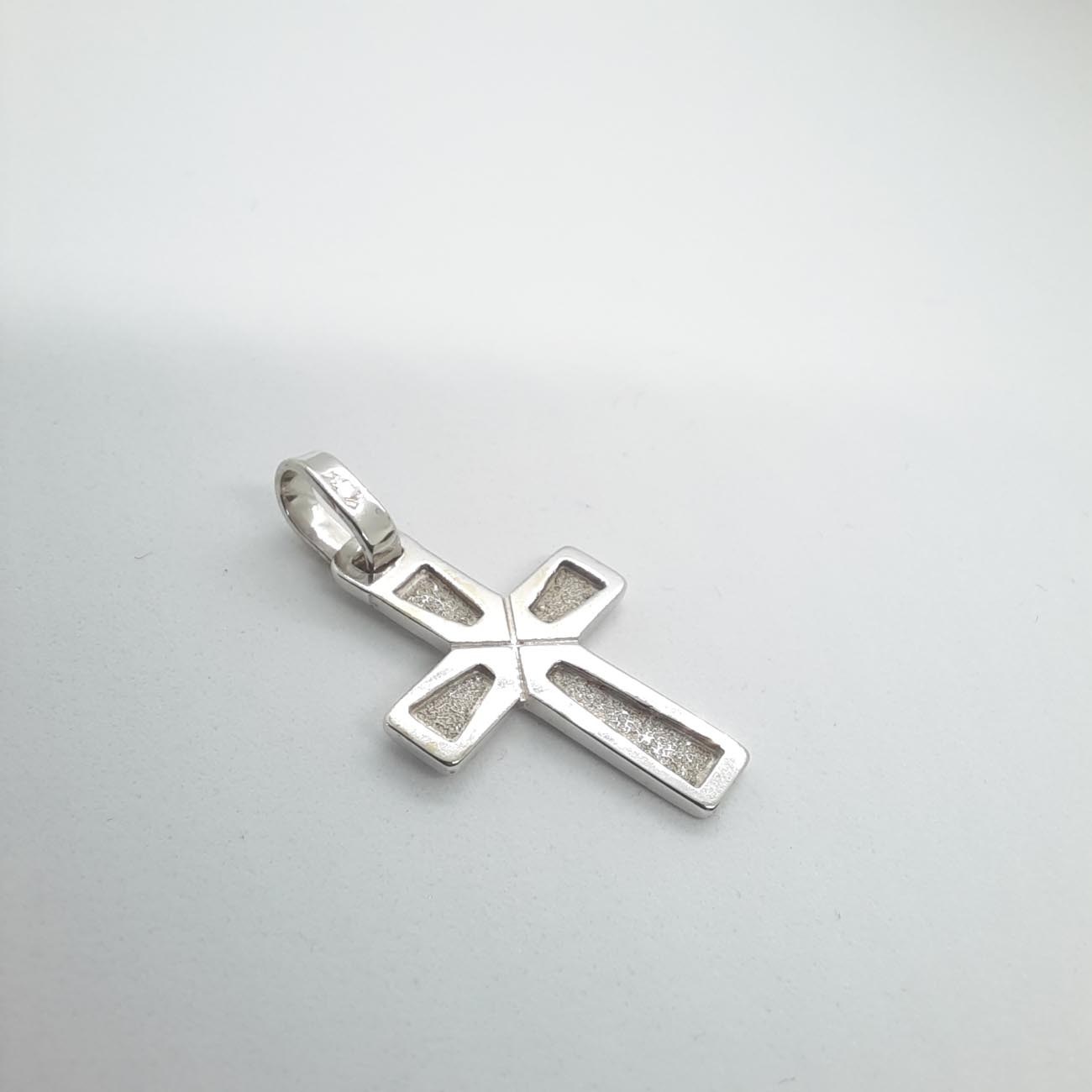 Λευκόχρυσος σταυρός Κ14