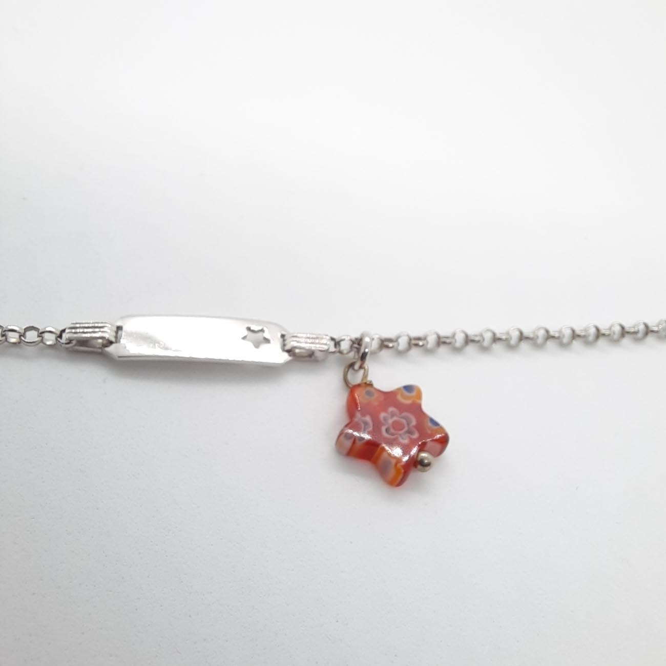 Ασημένια ταυτότητα για κοριτσάκι