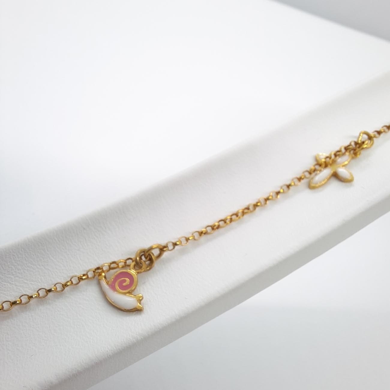 Επιχρυσωμένο ασημένιο βραχιόλι 