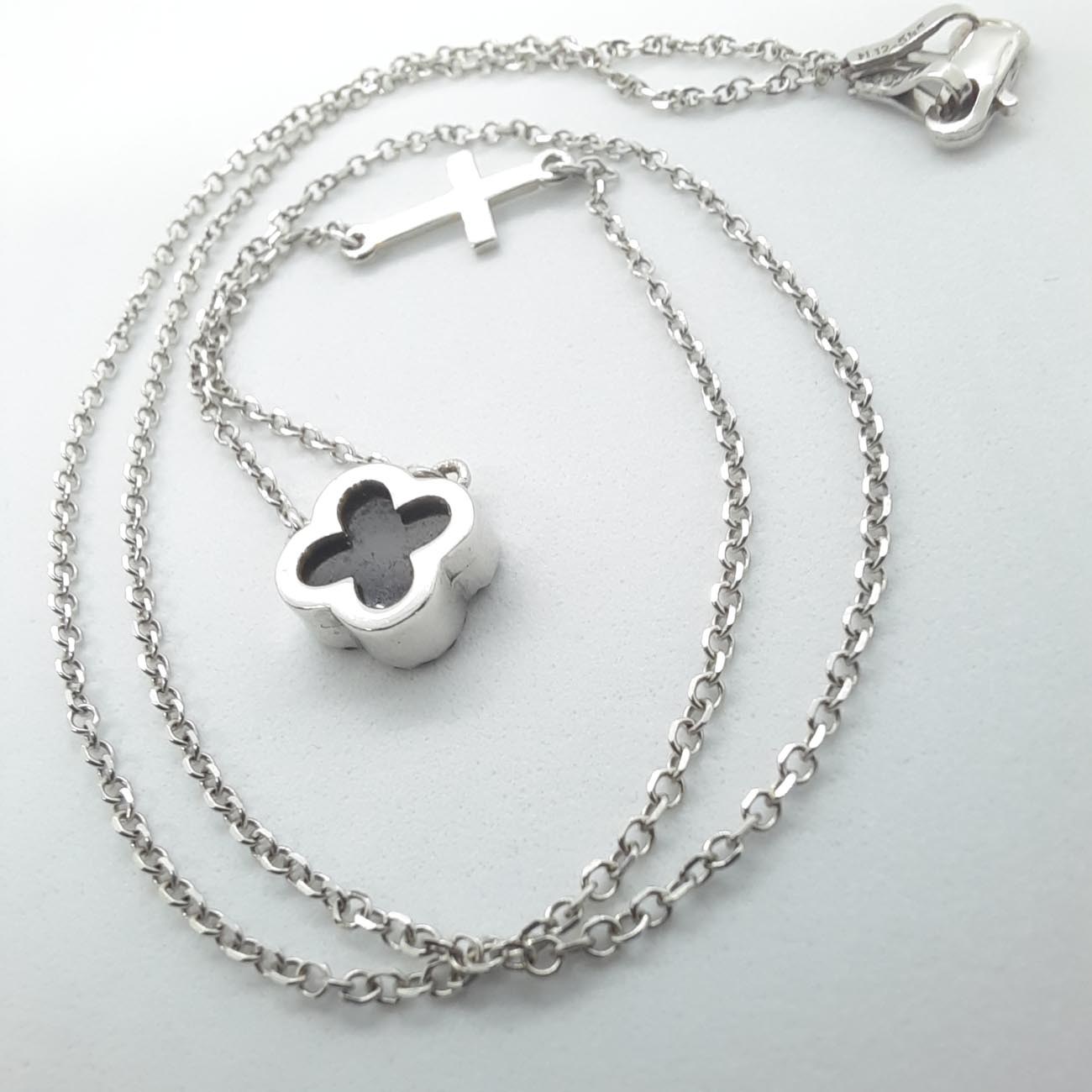 Λευκόχρυσο κολιέ Κ14