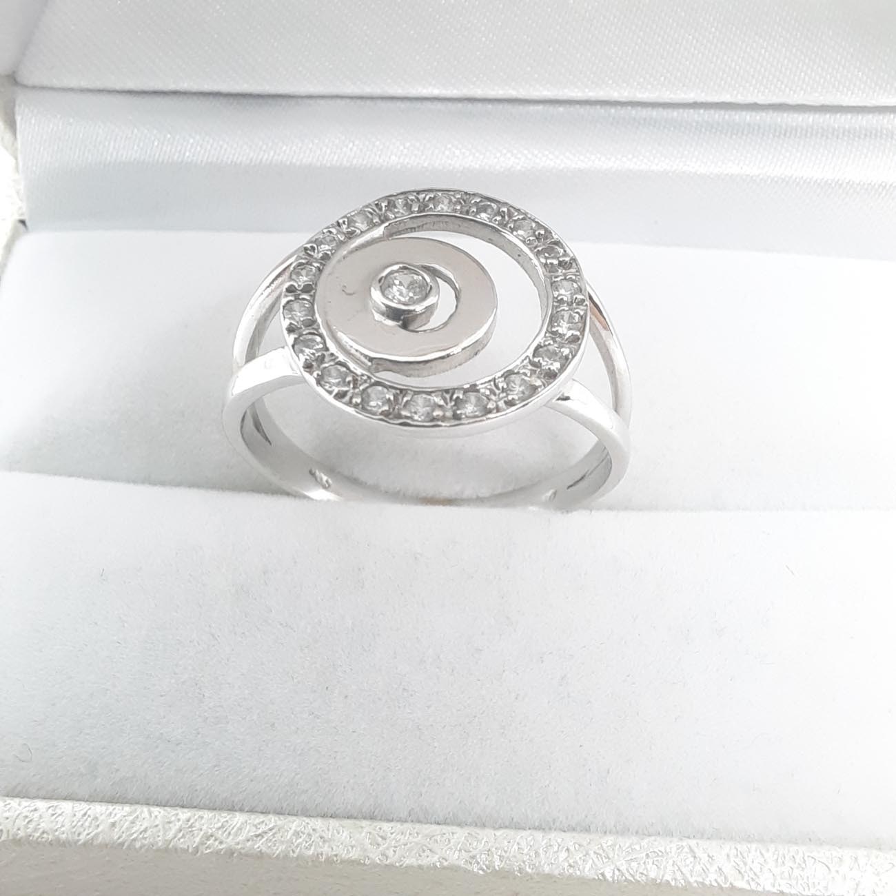 Λευκόχρυσο δαχτυλίδι Κ14