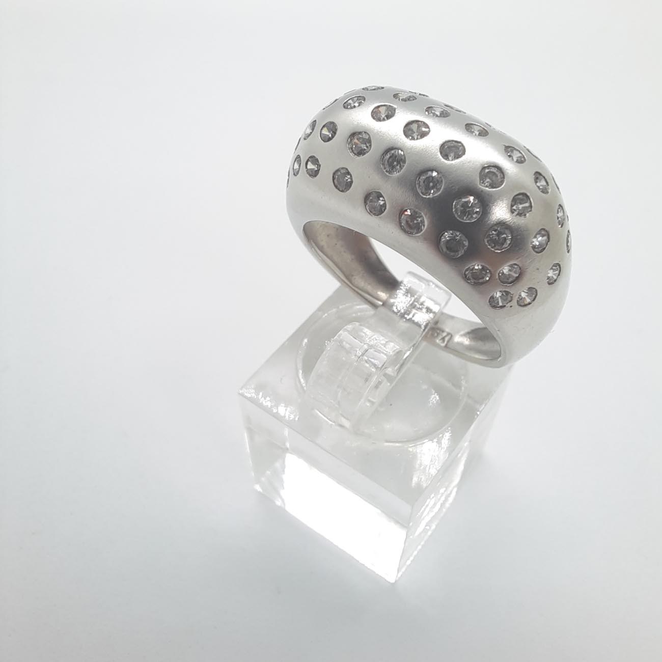 Λευκόχρυσο δαχτυλίδι Κ14