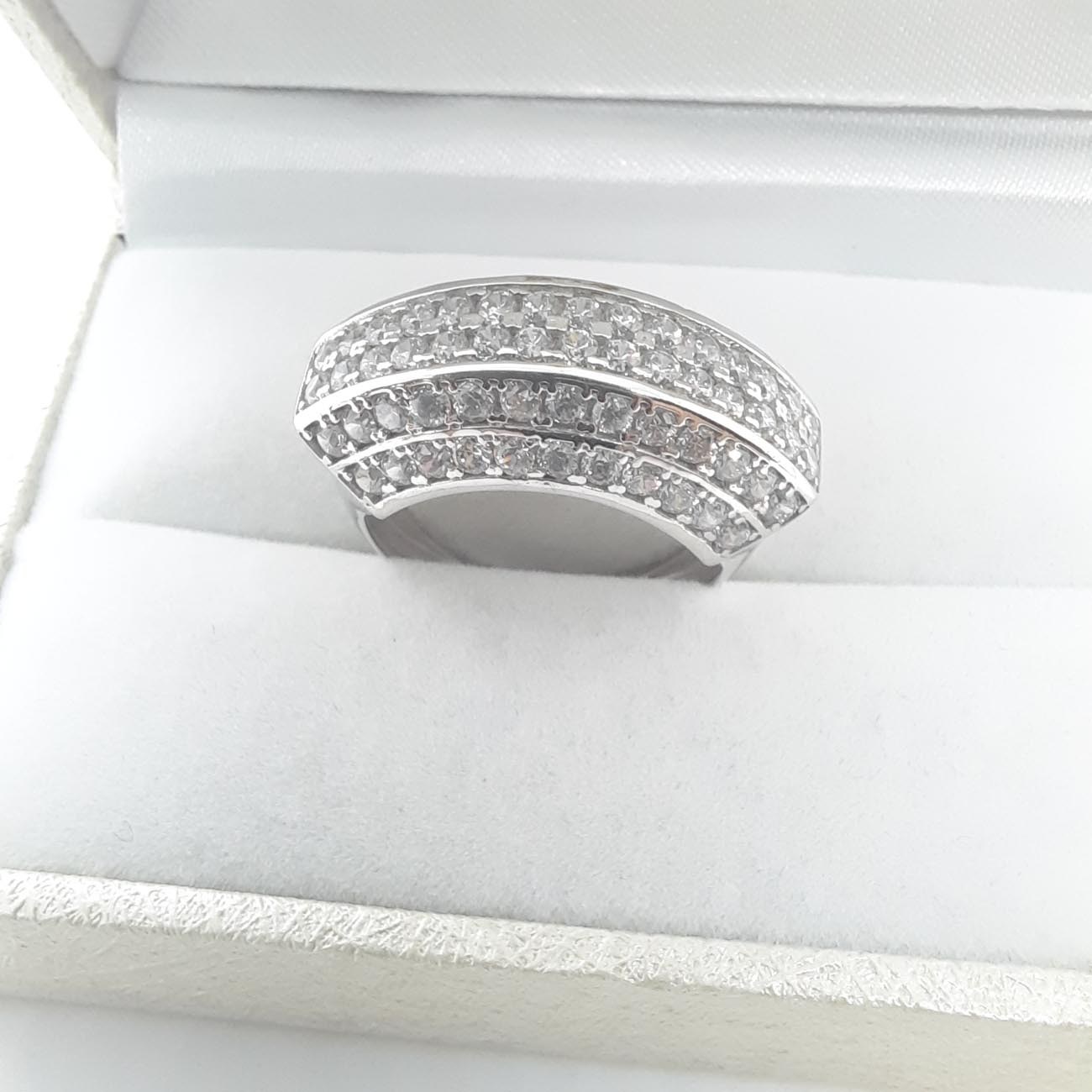 Λευκόχρυσο δαχτυλίδι Κ14