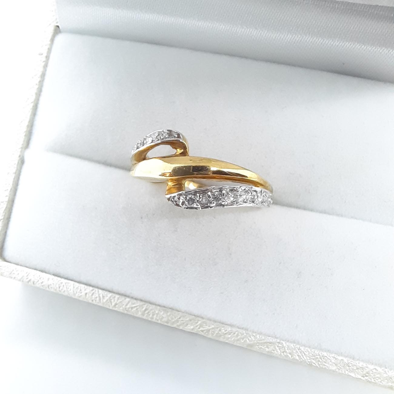 Χρυσό δαχτυλίδι ζιργκόν Κ14