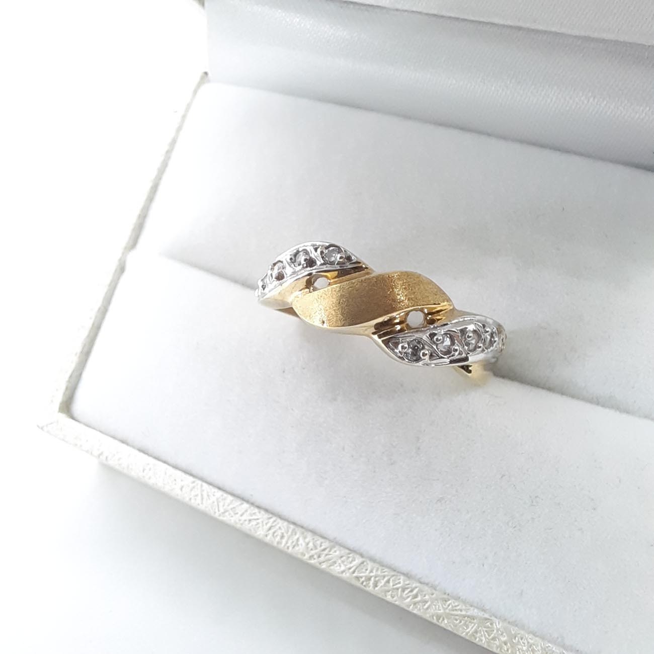 Χρυσό δαχτυλίδι ζιργκόν Κ14 