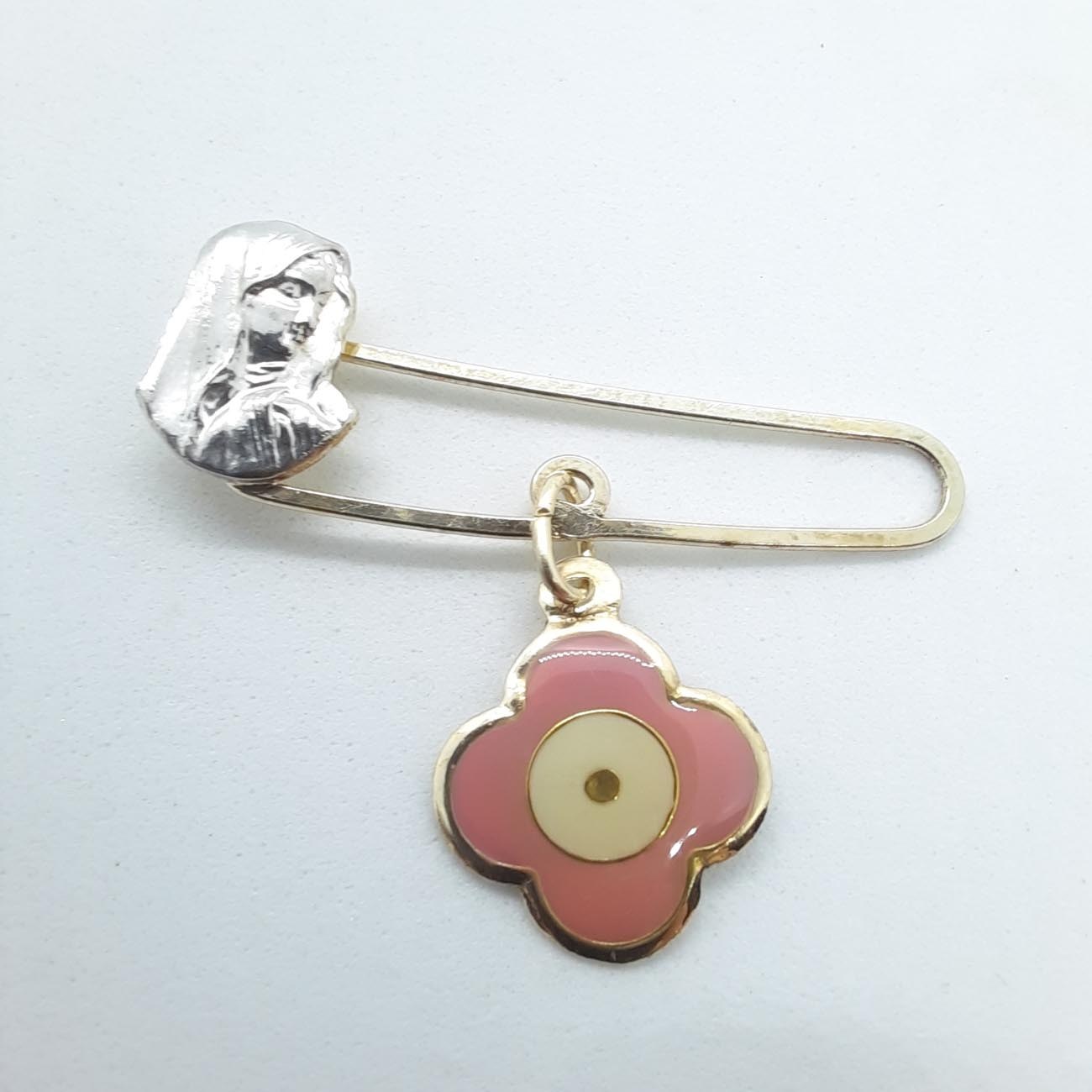 Φυλαχτό Παναγία ασήμι 9.25 επίχρυσο