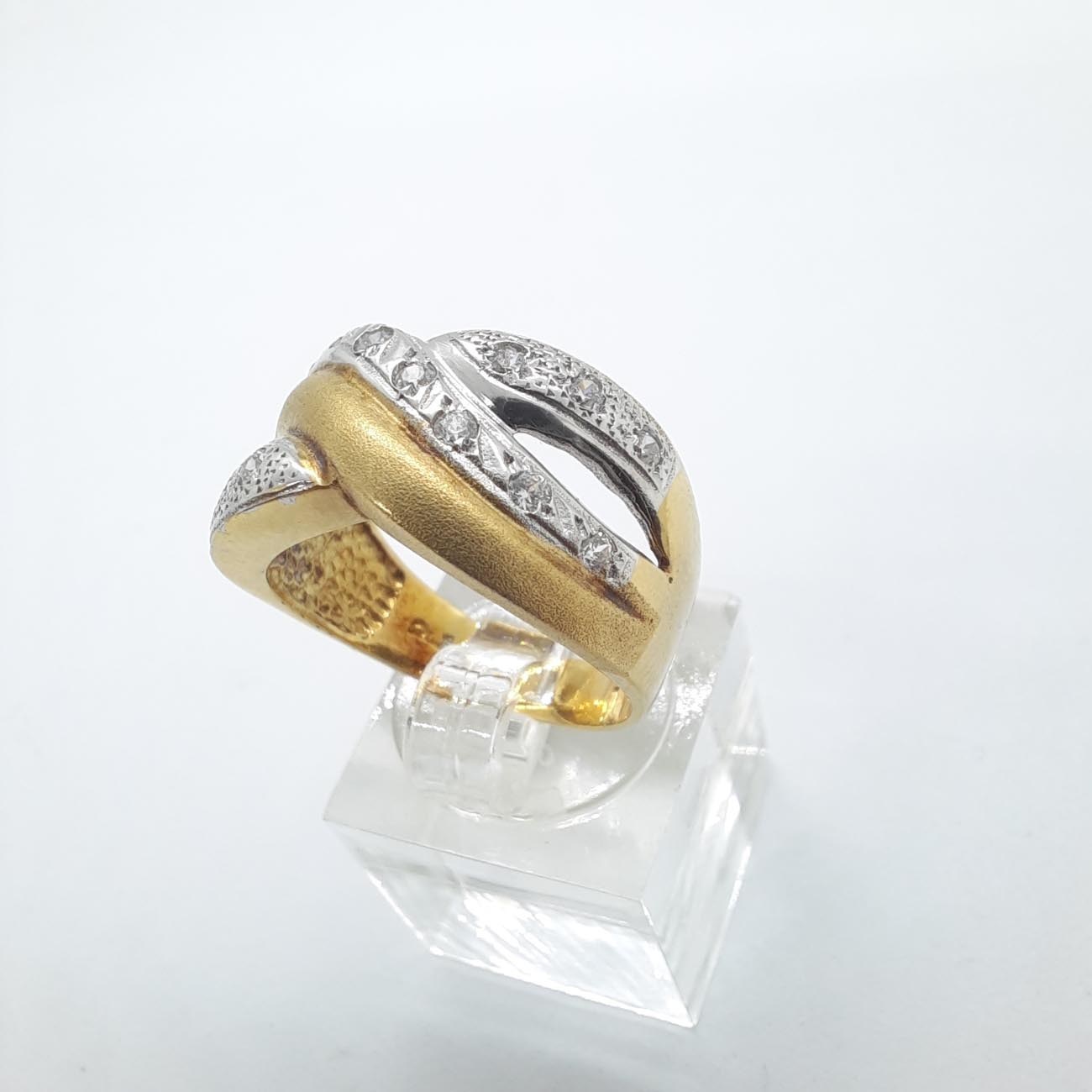 Χρυσό δαχτυλίδι Κ14 άπειρο