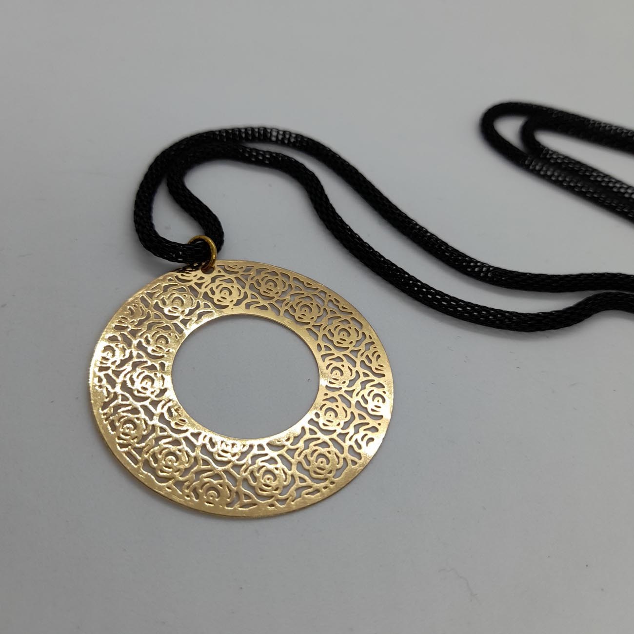 Κολιέ ασήμι επιχρυσωμένο ARABESQUE