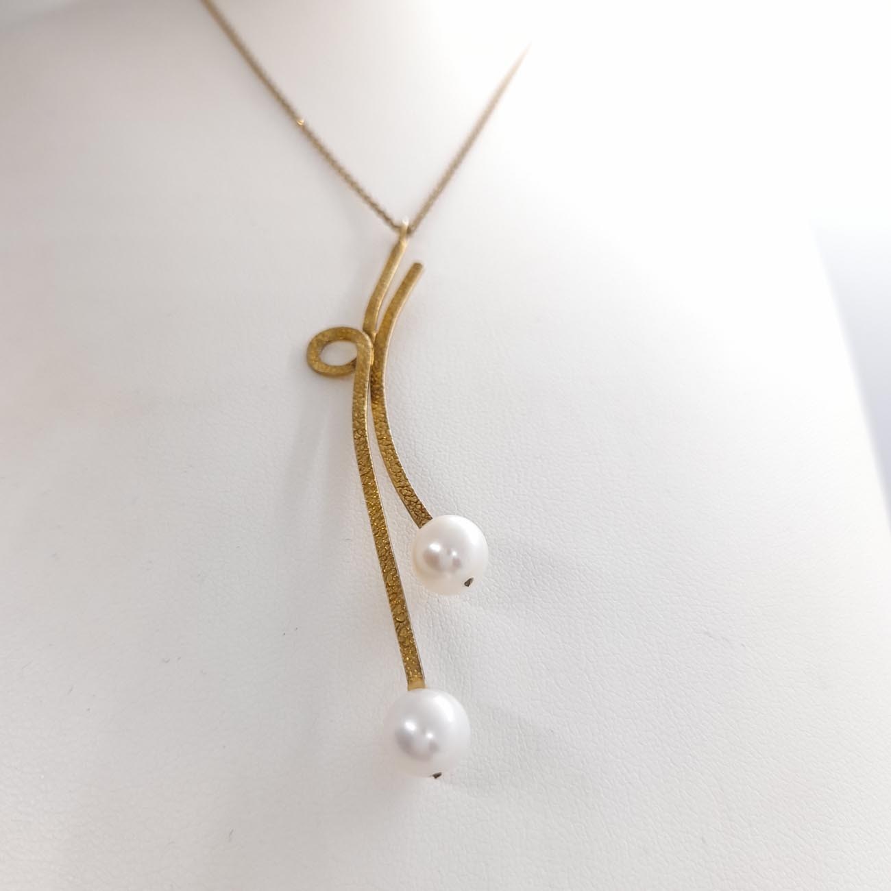 Ασημένιο επιχρυσωμένο κολιέ Harmony