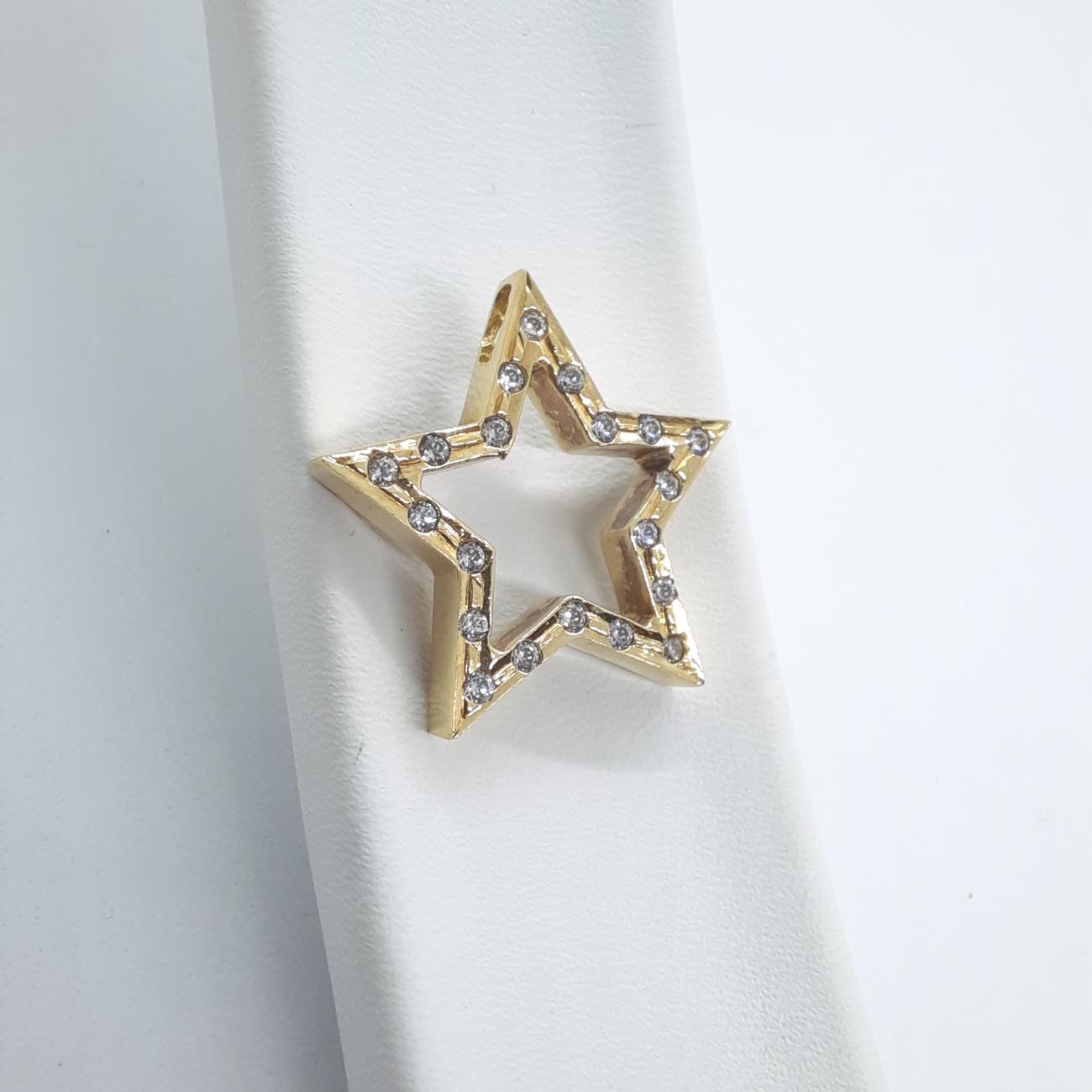  Χρυσό μενταγιόν LUCKY STAR