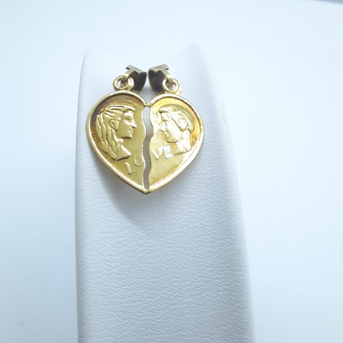 Χρυσή καρδιά couple Κ14