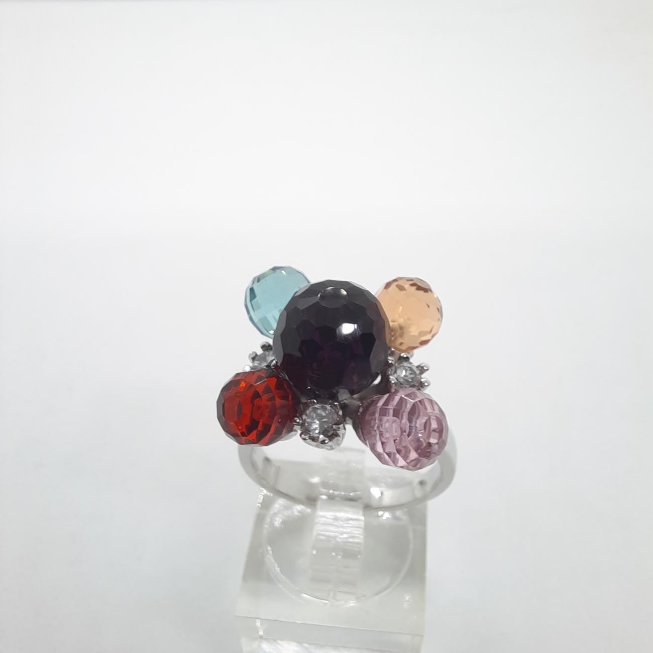 Δαχτυλίδι rainbow flower