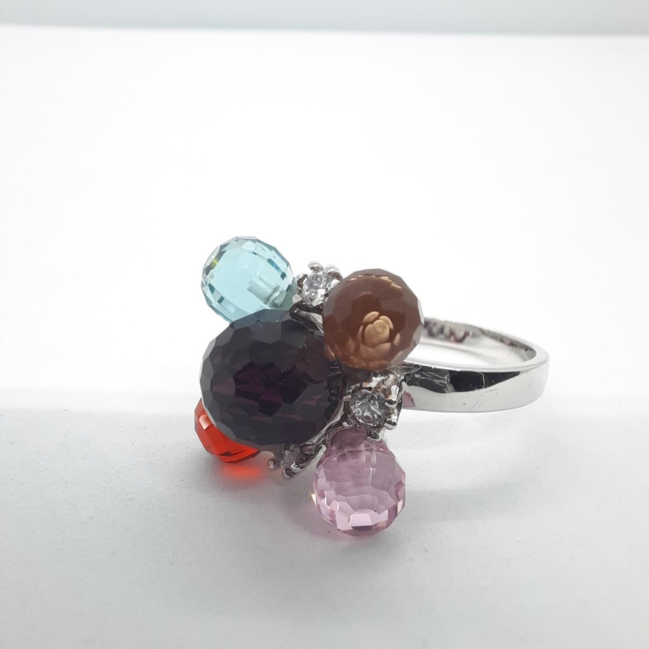 Δαχτυλίδι rainbow flower