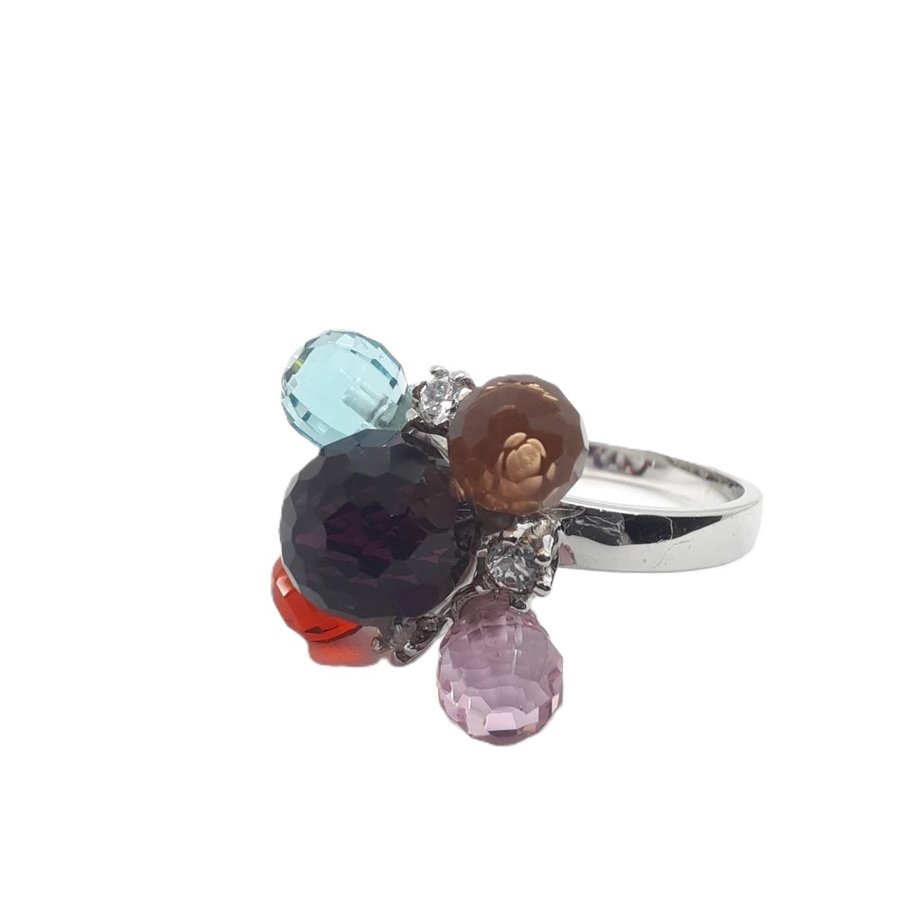 Δαχτυλίδι ΠΟΛΥΧΡΩΜΟΙ ΚΡΥΣΤΑΛΛΟΙ