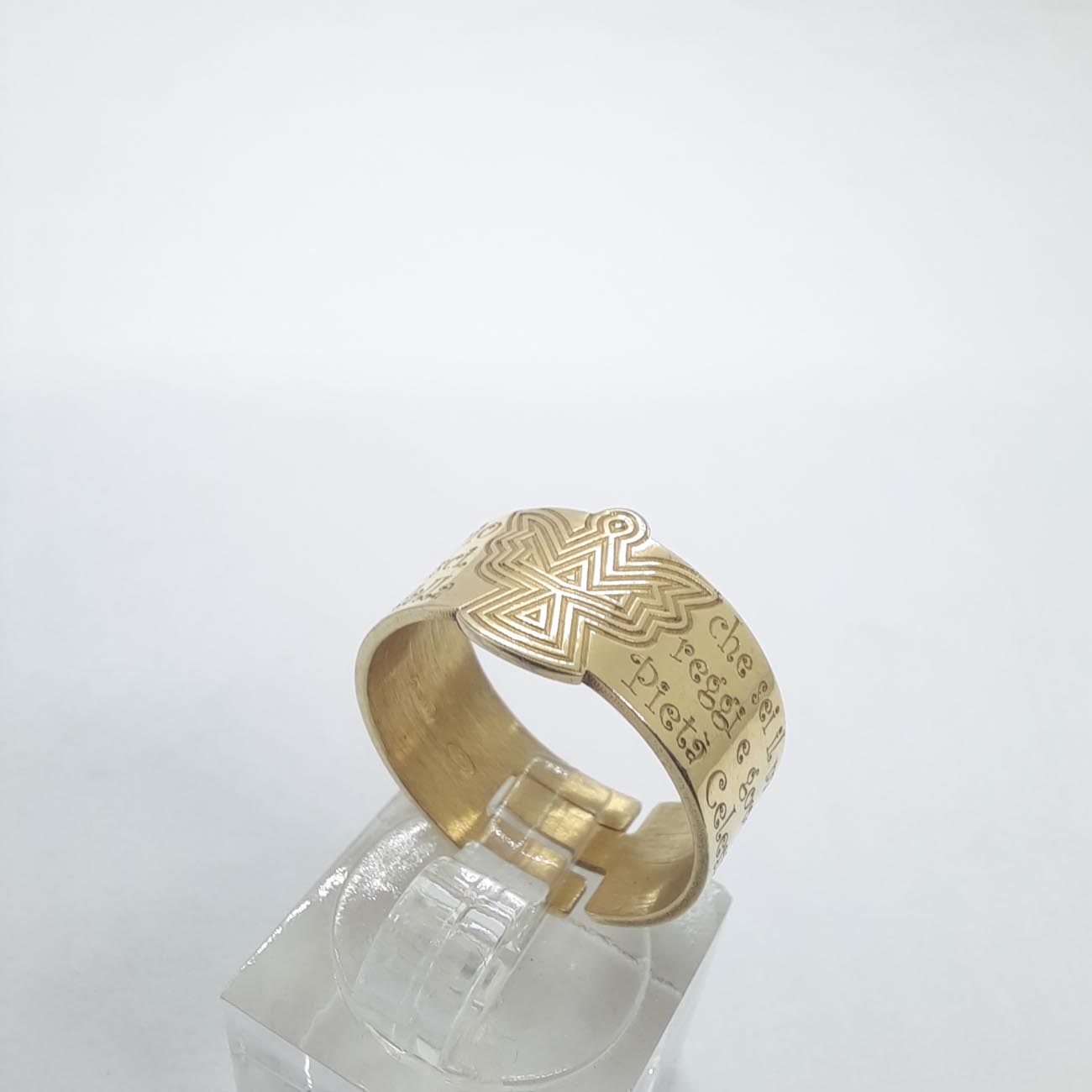 Δαχτυλίδι angelo επιχρυσωμένο ασήμι