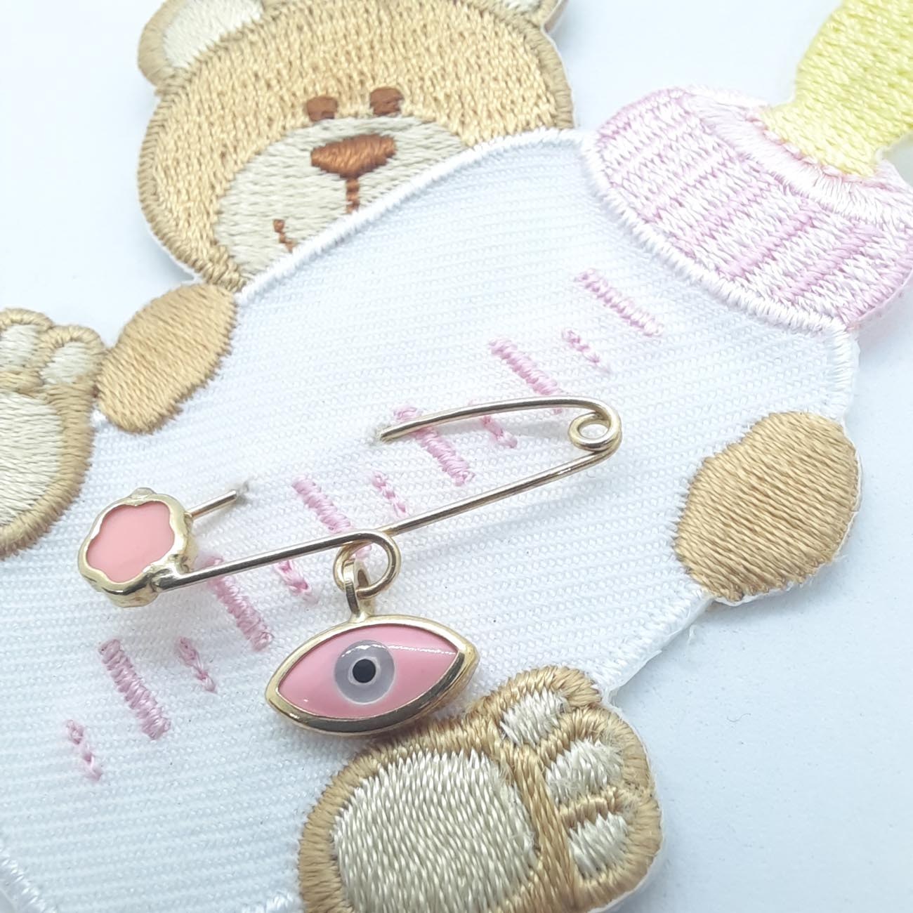 Χρυσό ματόχαντρο ροζ Κ9