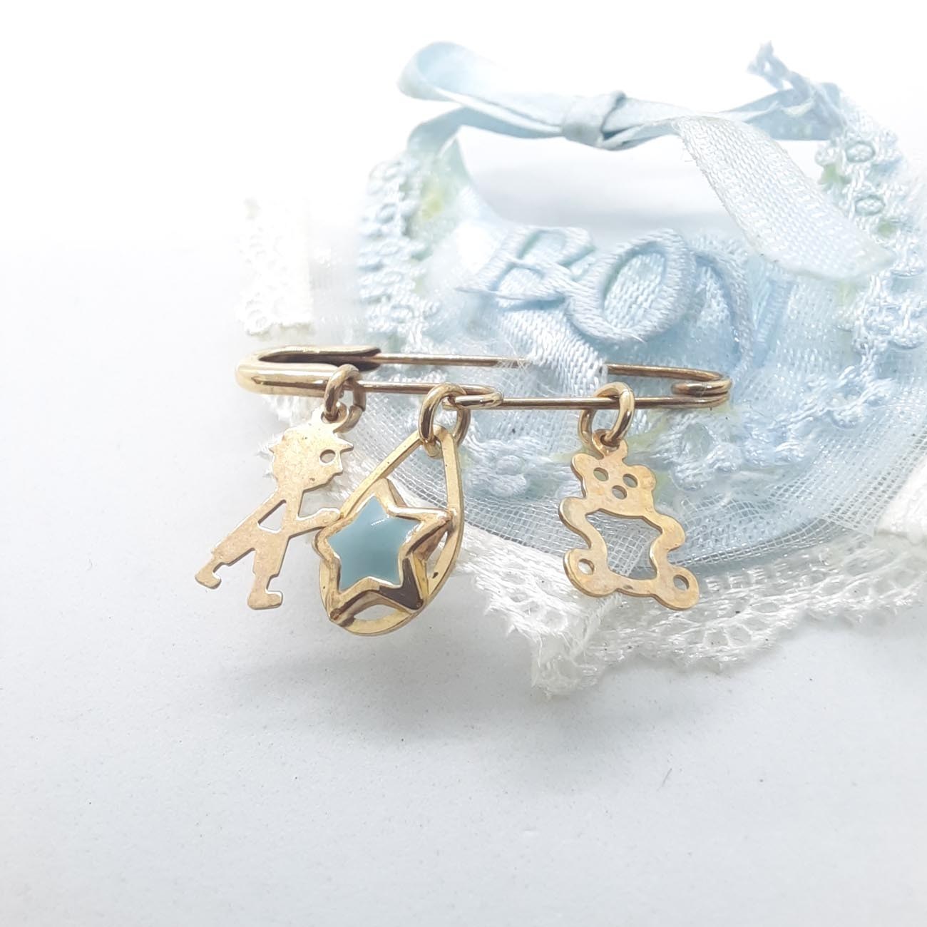 Χρυσό φυλαχτό αγοράκι