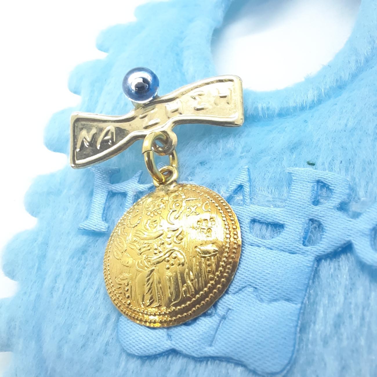 Χρυσό φυλαχτό Κωνσταντινάτο Κ14