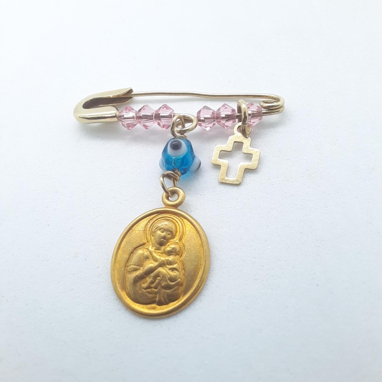 Χρυσό ματόχαντρο ΠΑΝΑΓΙΑ Κ9