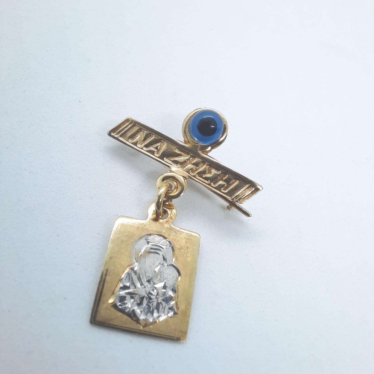 Χρυσό ματόχαντρο Κ9 ΜΕ ΠΑΝΑΓΙΤΣΑ