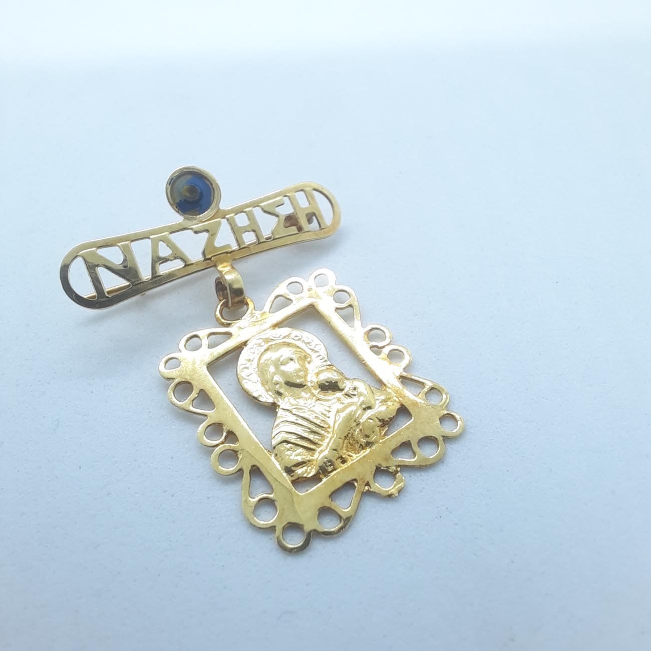 Χρυσό φυλαχτό Παναγία Κ14