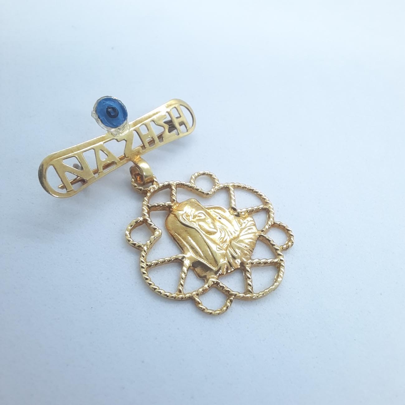 Χρυσό φυλαχτό Παναγία Κ14