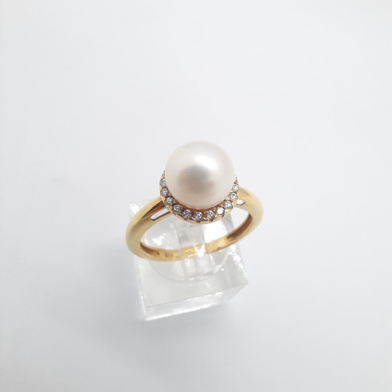 Χρυσό δαχτυλίδι Κ14 happy bride