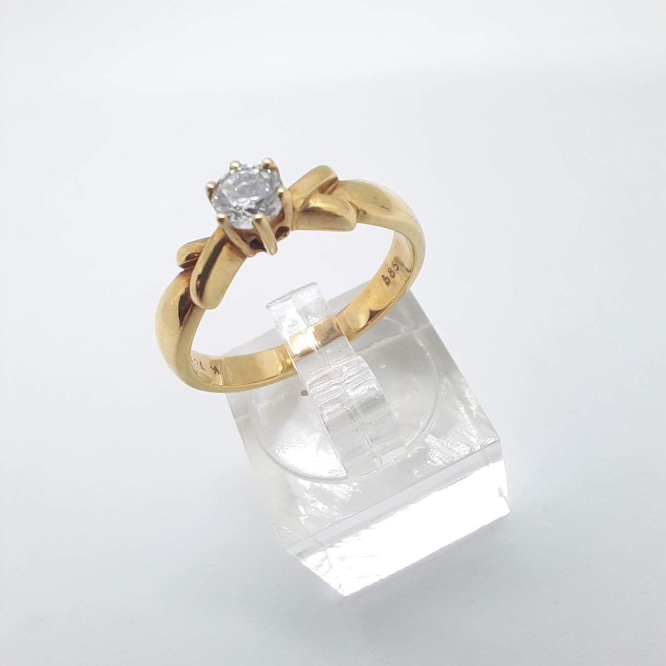 Δαχτυλίδι αρραβώνων chic gold Κ14