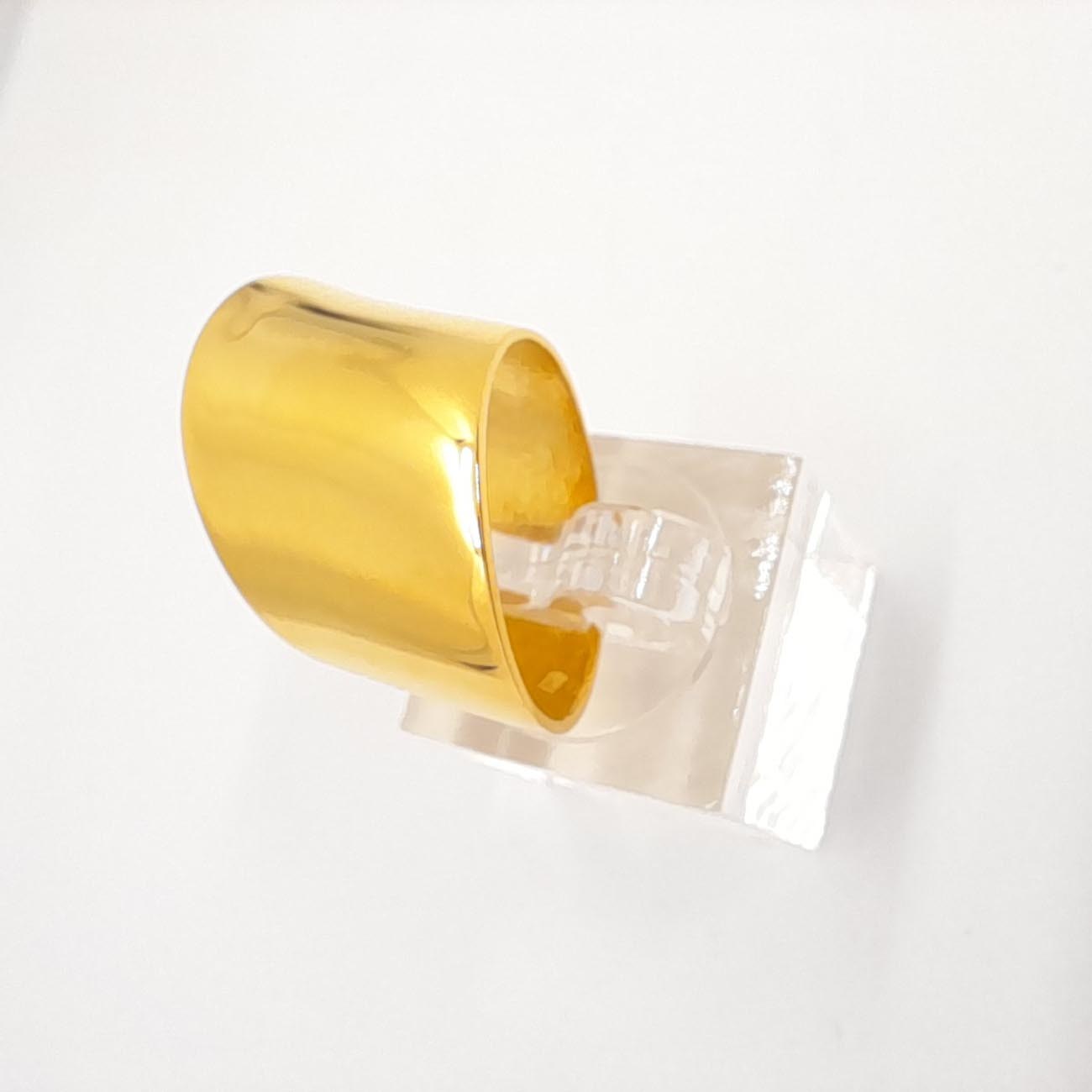 Δαχτυλίδι επιχρυσωμένο ασήμι band