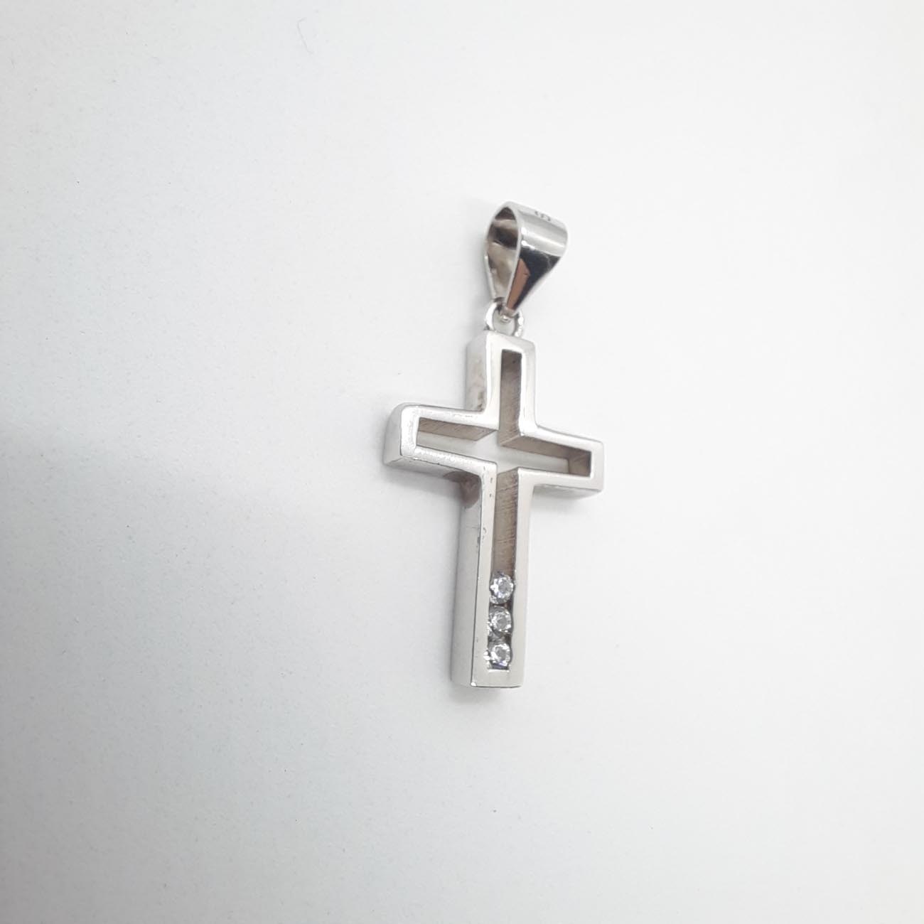 Ασημένιος σταυρός bella