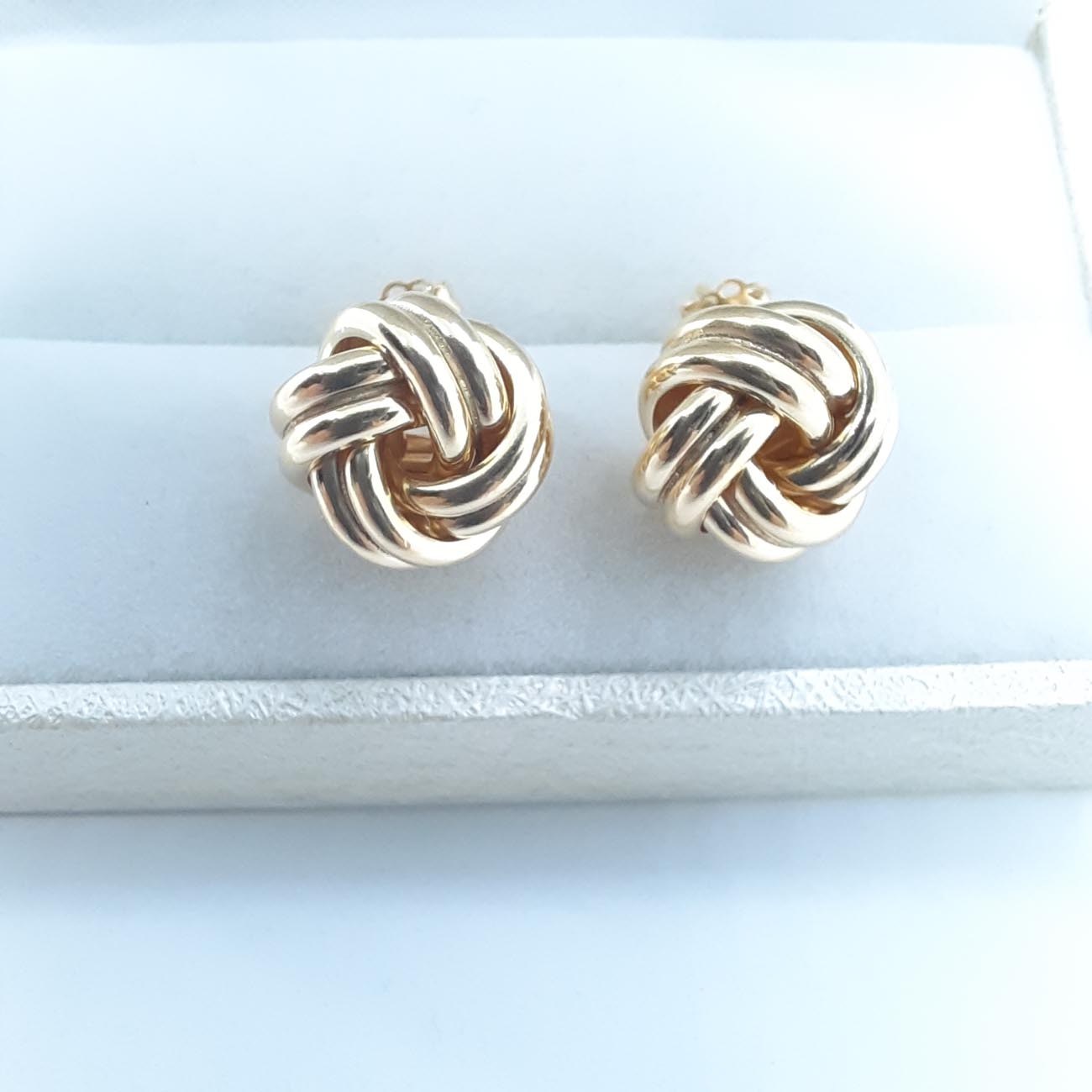 Χρυσά σκουλαρίκια knots