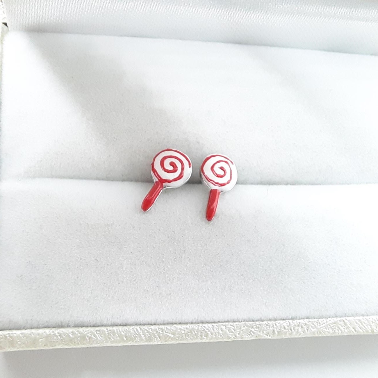 Σκουλαρίκια ασημένια lollipops