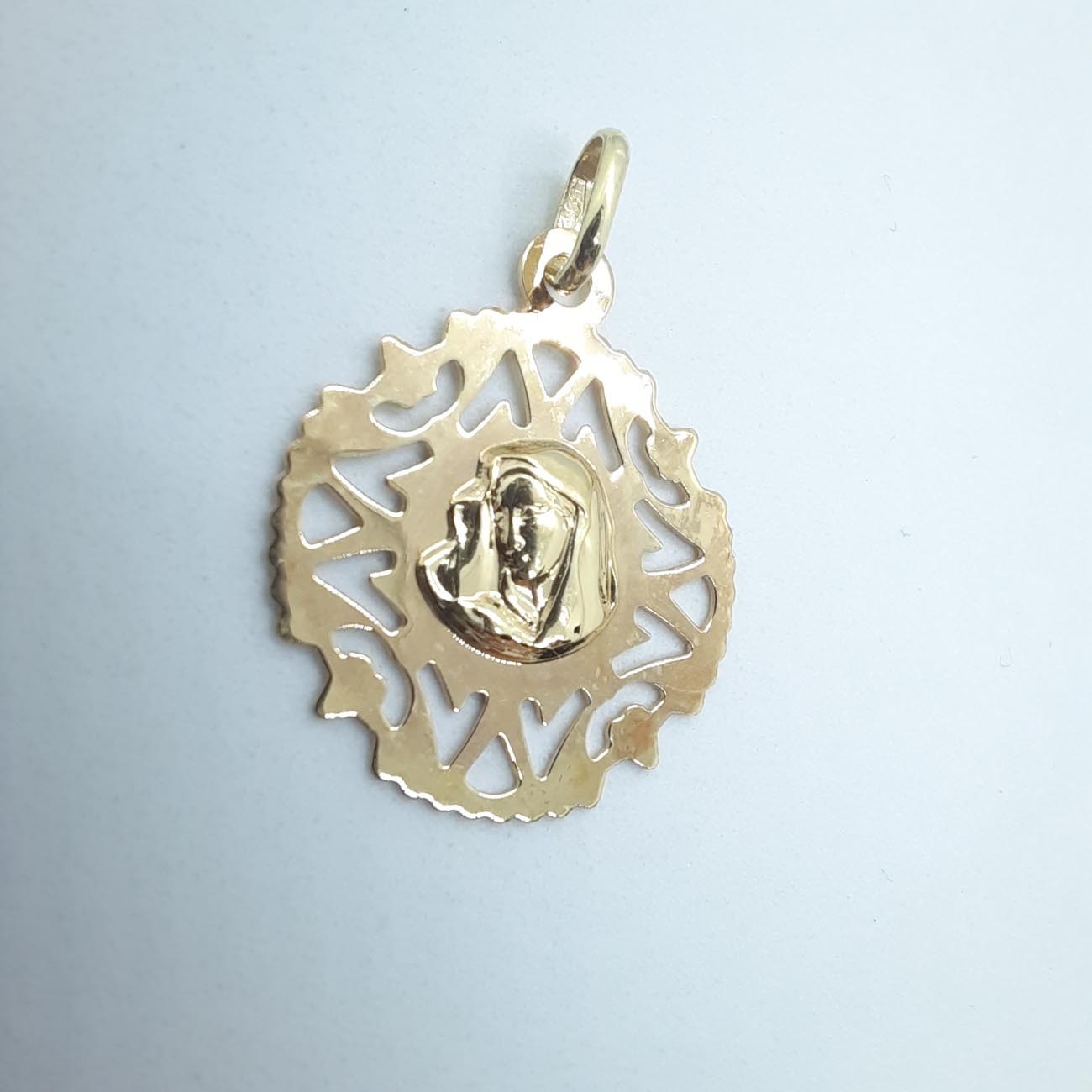 Χρυσό μενταγιόν Παναγία Κ14 spectacular