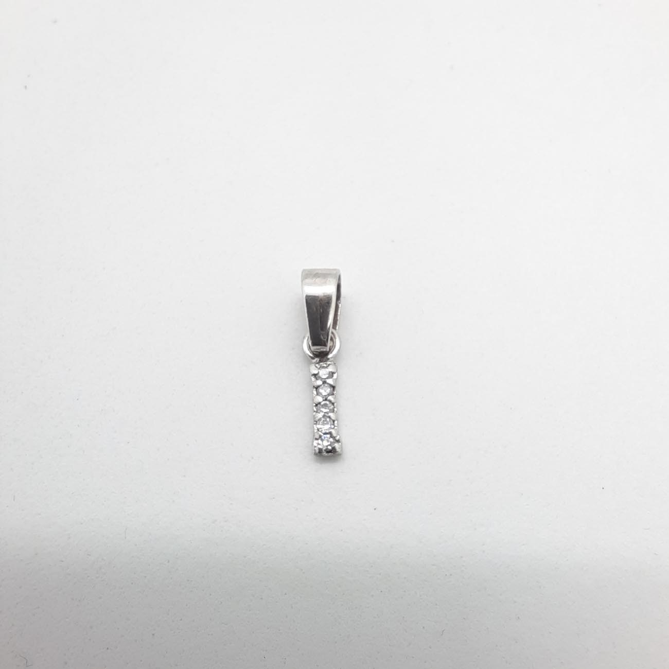 Ασημένιο μονόγραμμα γιώτα