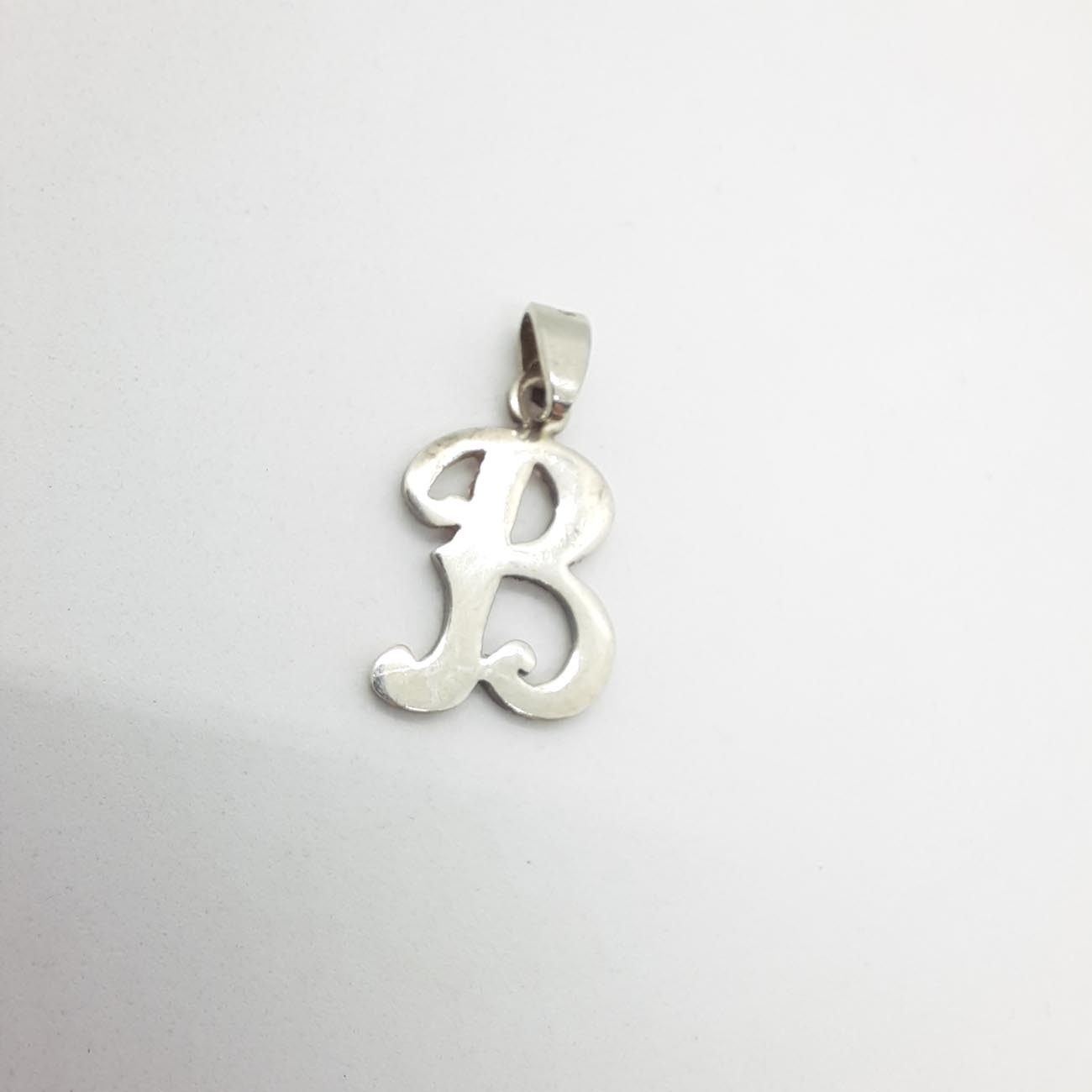 Μονόγραμμα ασήμι βήτα