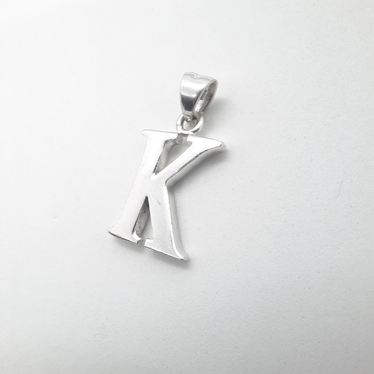 Μονόγραμμα ασήμι κάππα