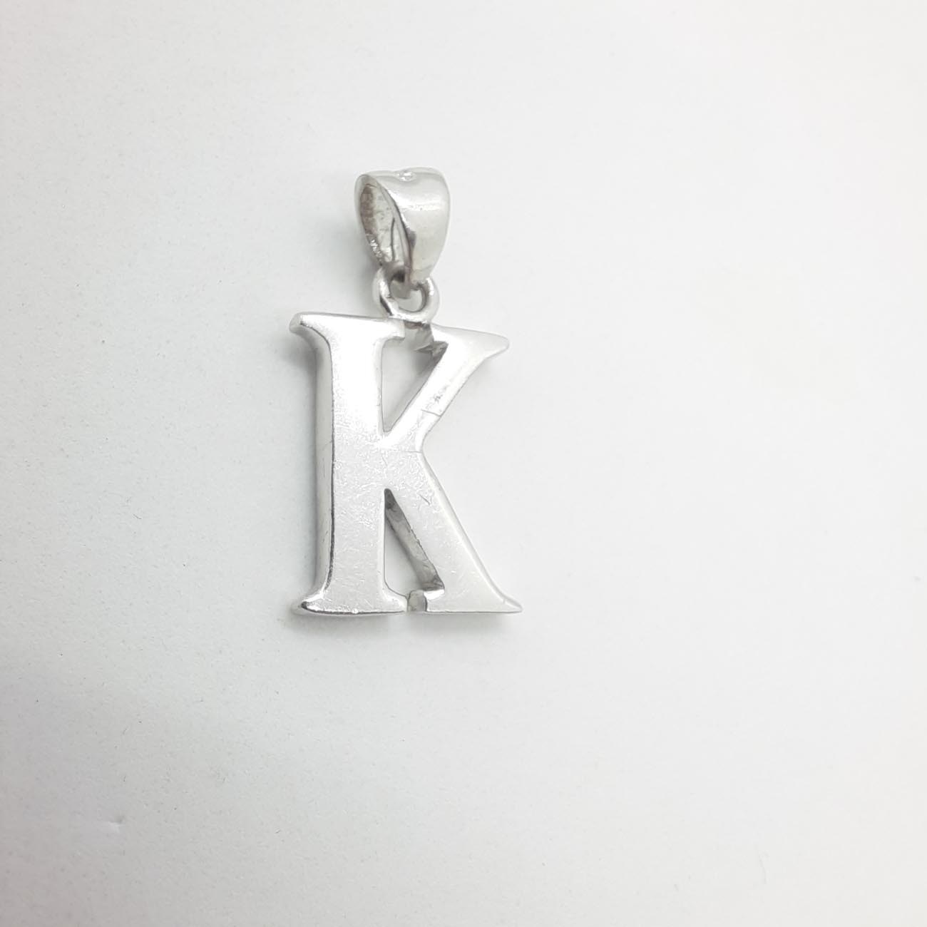 Μονόγραμμα ασήμι κάππα