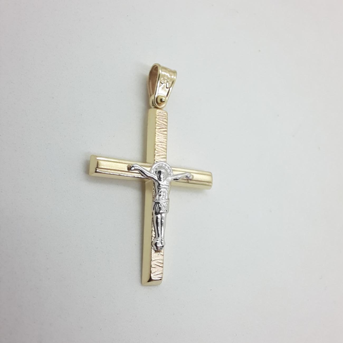 Χρυσός σταυρός Εσταυρωμένος