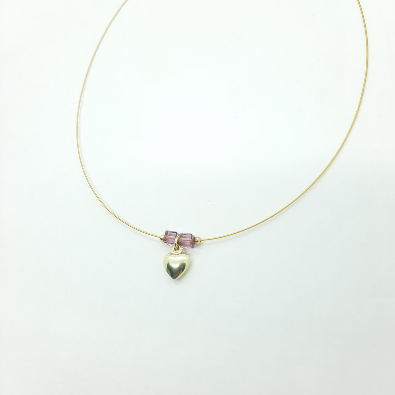 Κολιέ επίχρυση καρδιά 