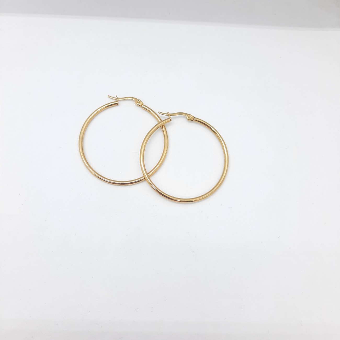 Επίχρυσοι κρίκοι ασήμι