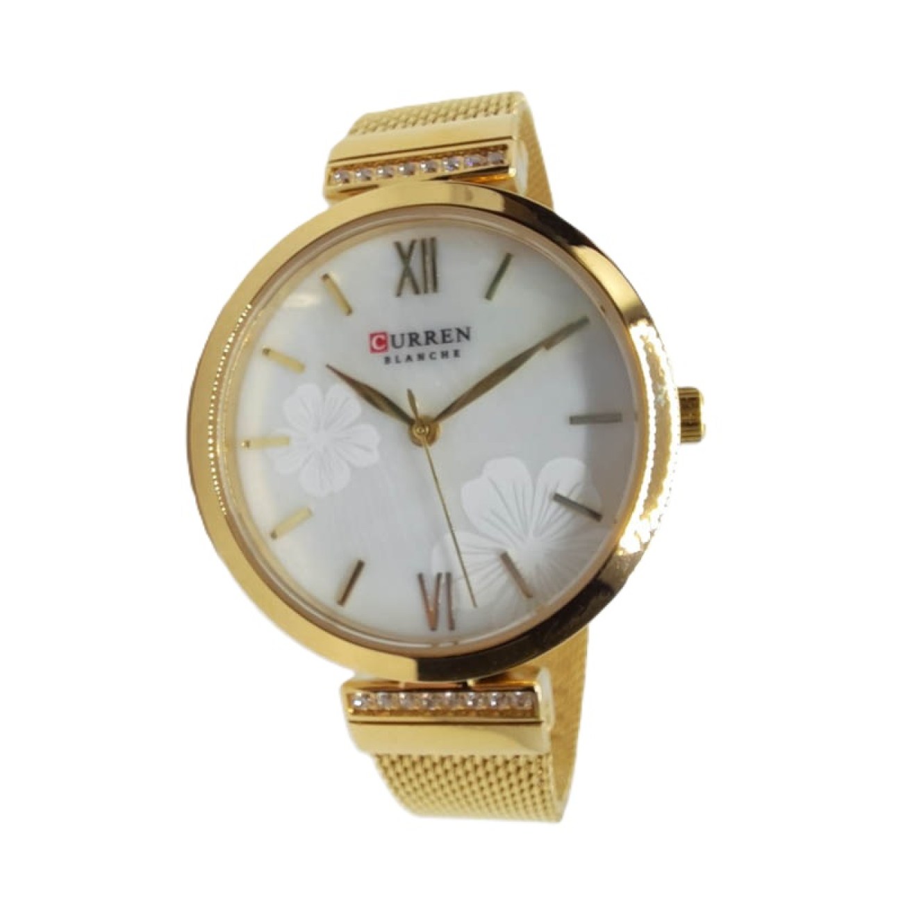 CURREN ρολόι μπρασελέ χρυσαφένιο