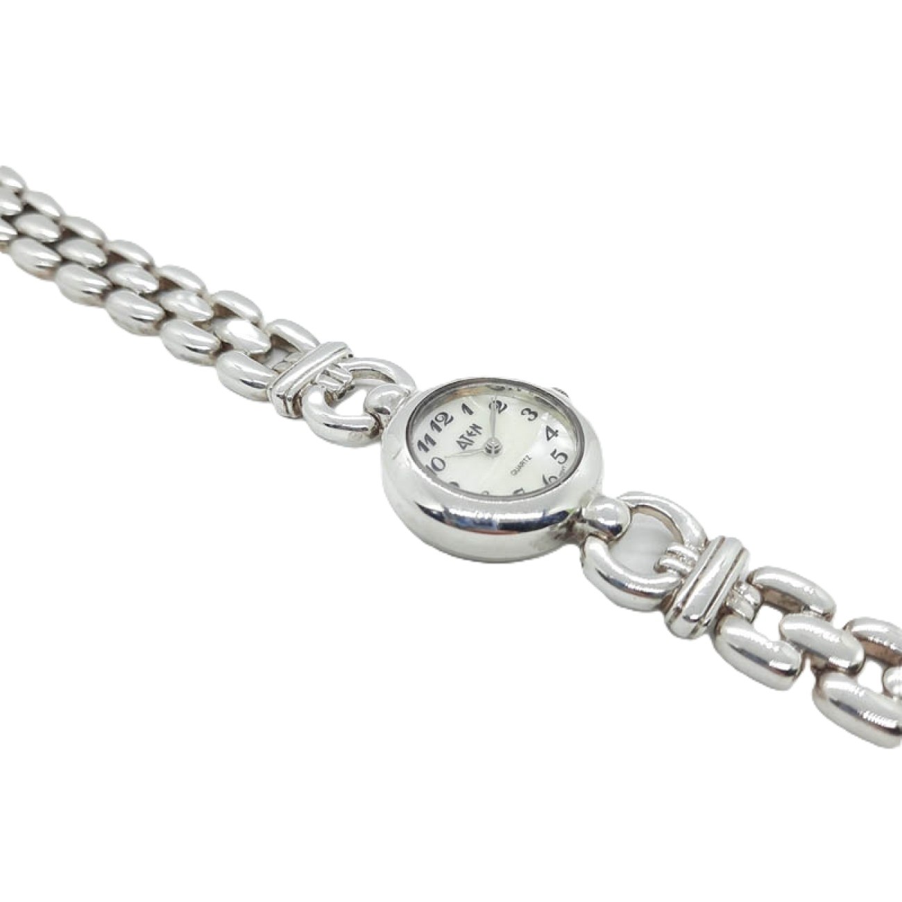 Ασημένιο ρολόι vintage μπρασελέ