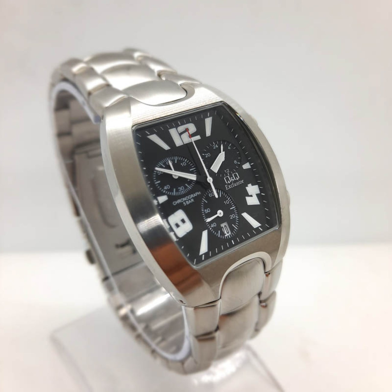 Ρολόι ατσάλι ορθογώνιο καντράν