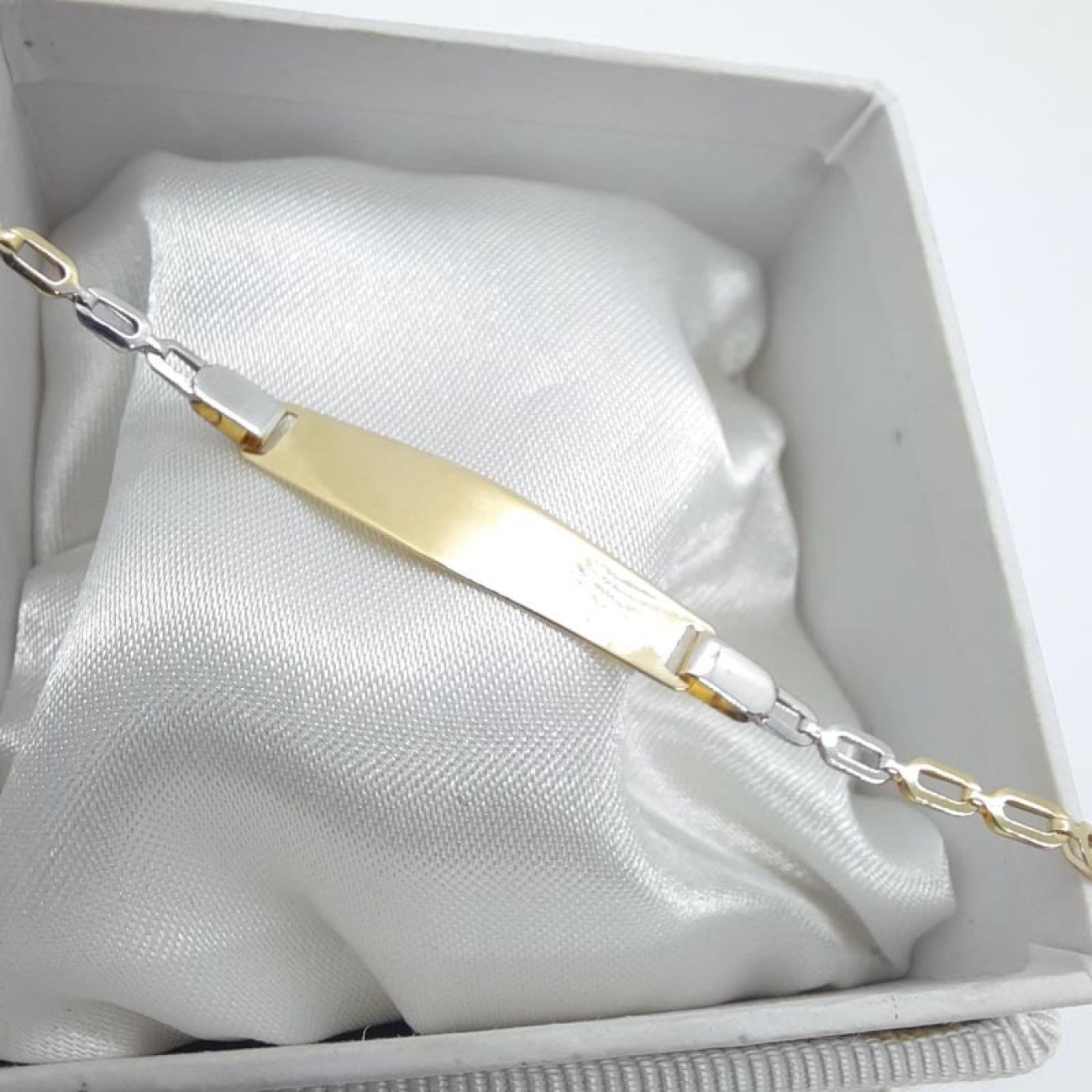 Ταυτότητα χρυσή-λευκόχρυση Κ14