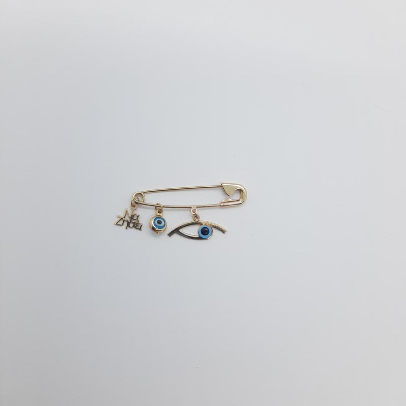 Χρυσό φυλακτό 2 ματάκια