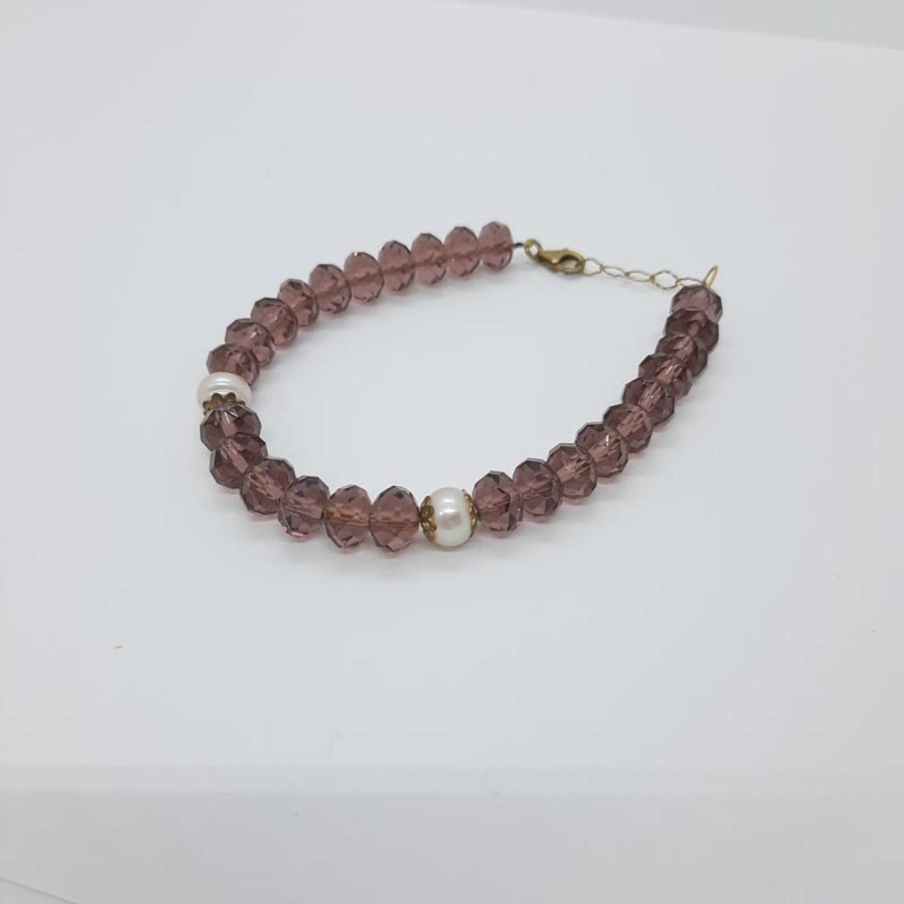 Βραχιόλι φω καφέ πέτρες