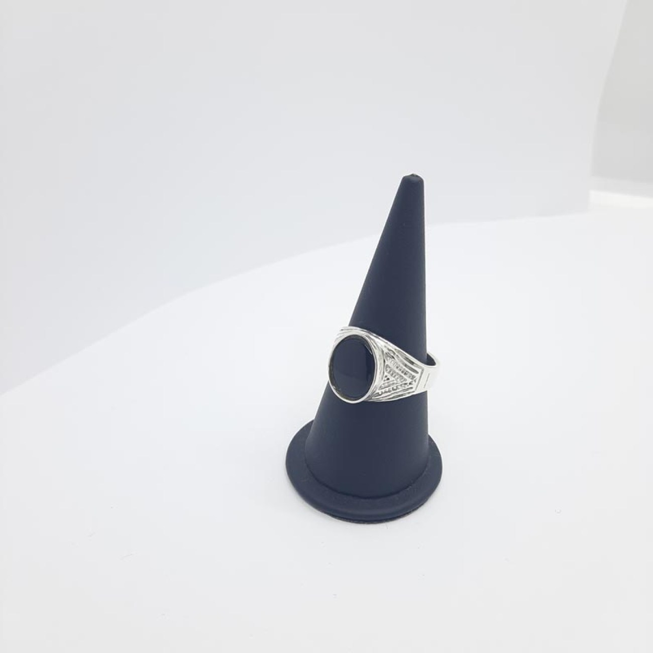 Ανδρικό δαχτυλίδι ασήμι black power 